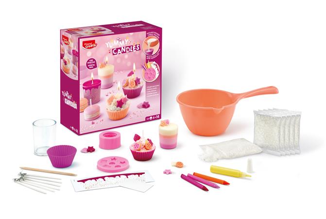 Gyertyakészítő készlet, sütemények, MAPED CREATIV "Yummy Candles"